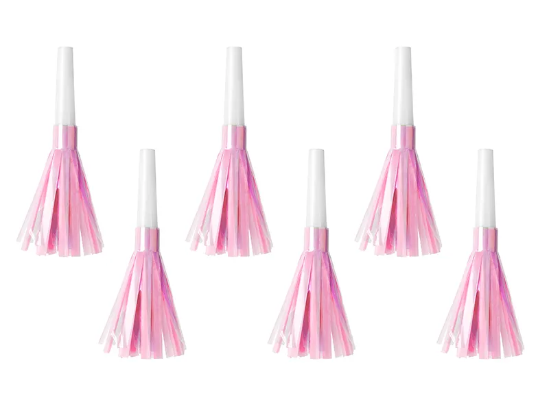 6 trombette rosa