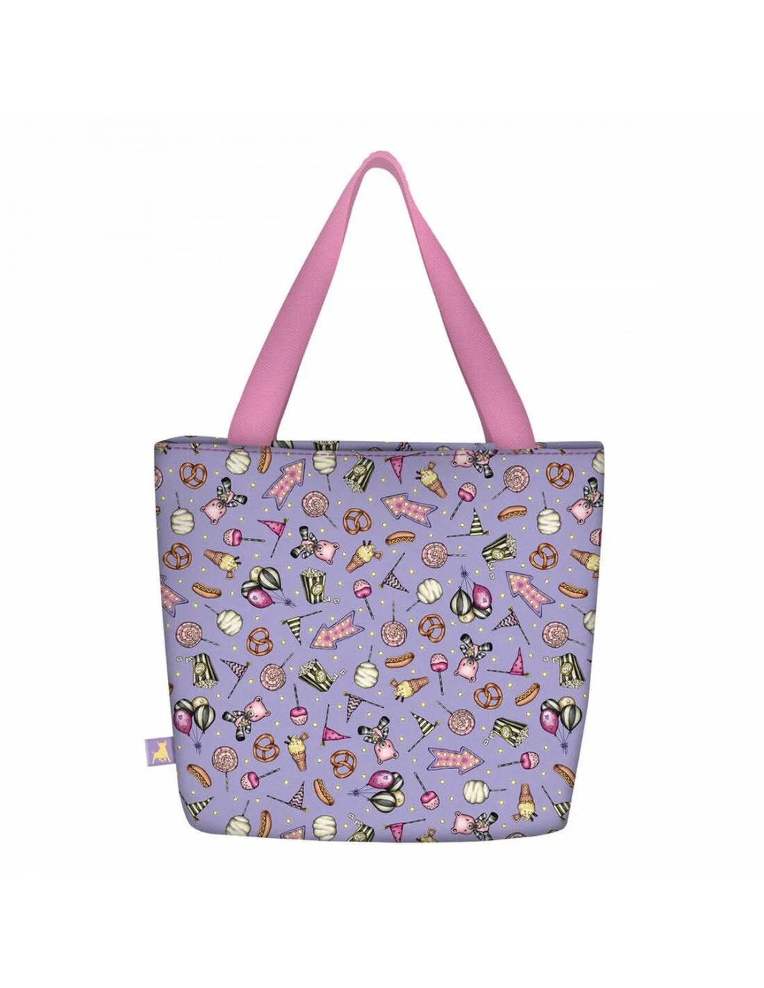 Borsa Gorjuss First prize Portamerenda Lilla (24 x 29 x 10 cm)