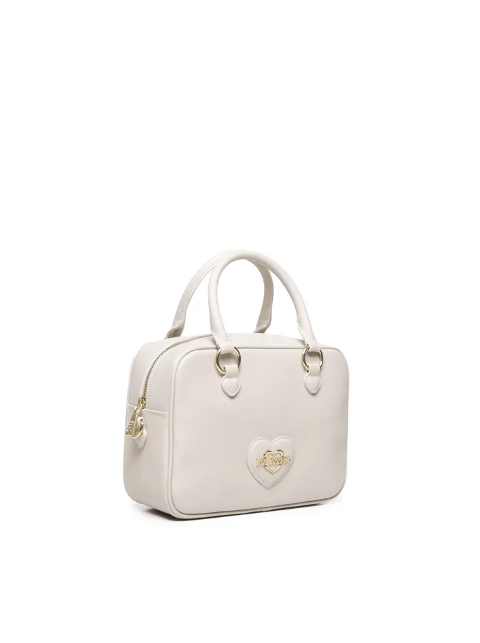 BORSA TOTE CON PLACCA LOGO