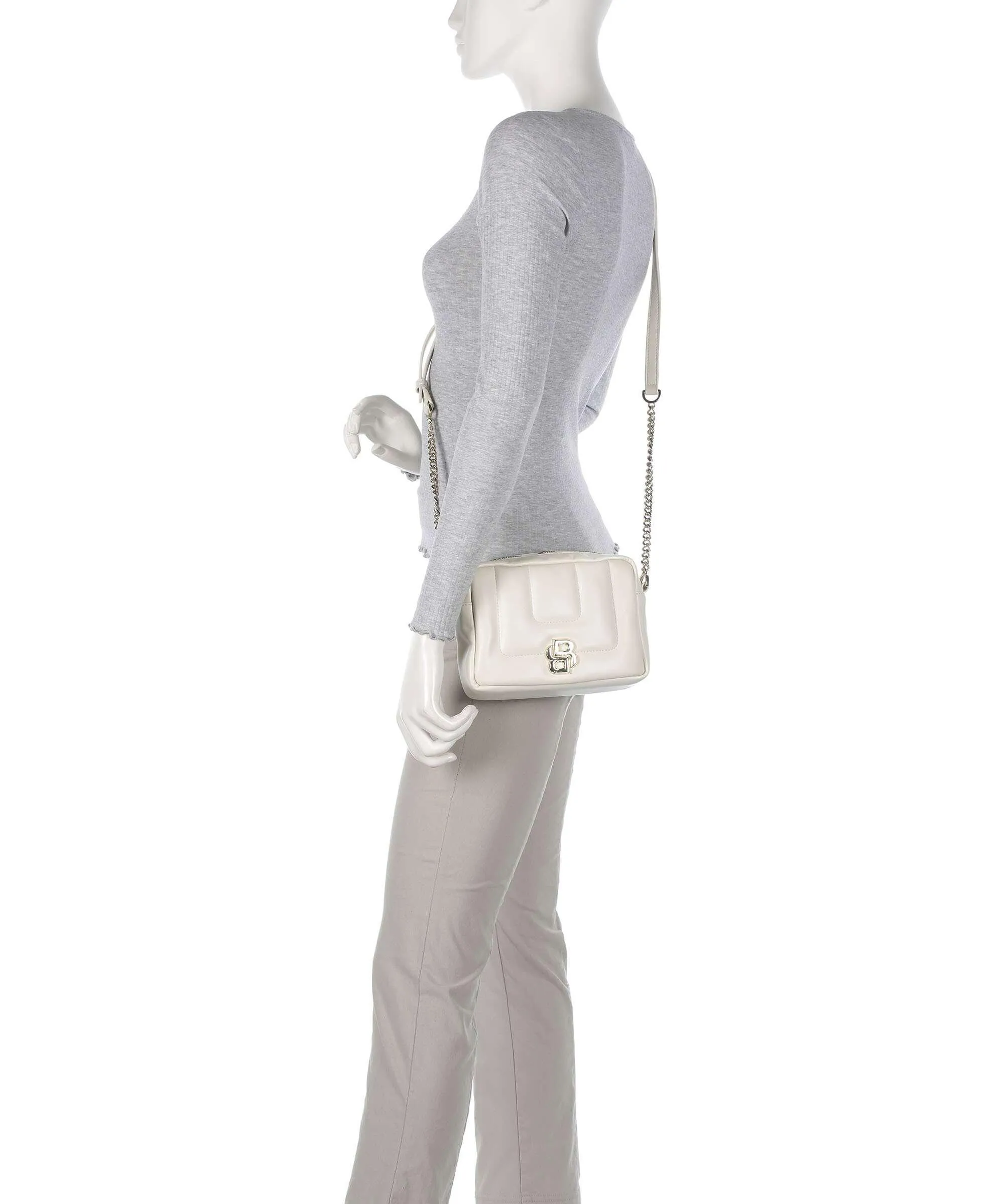  BOSS B Icon Borsa a tracolla poliuretano riciclato bianco  