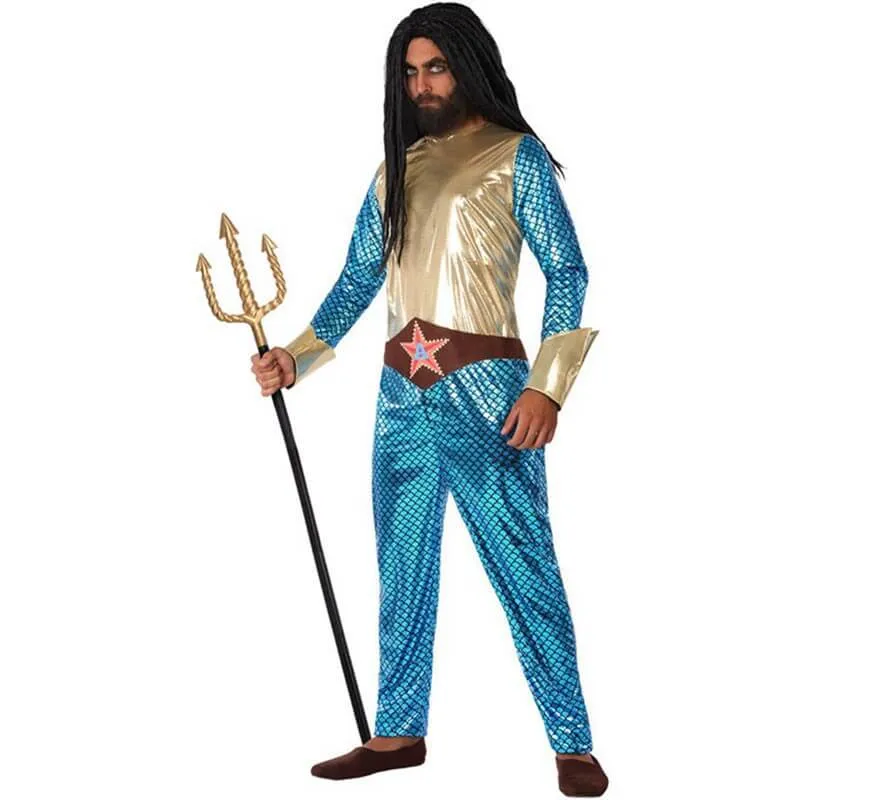 Costume da supereroe acquatico per uomo