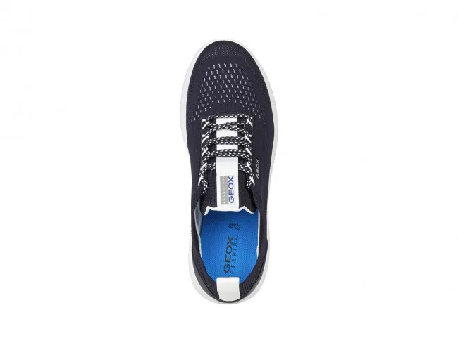 GEOX SCARPE SNEAKERS DONNA ESTATE D15NUA 0006K C4002  SPHERICA BLU NAVY