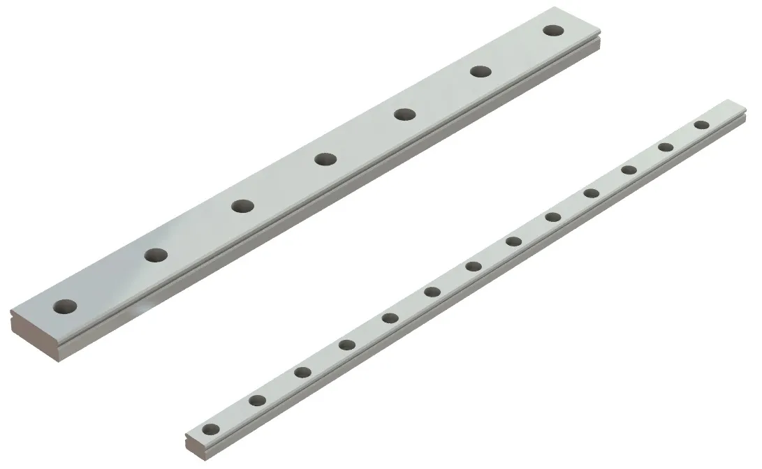 Guida lineare RS PRO, guida da 300mm x 7mm, in X65Cr13 - Acciaio inossidabile