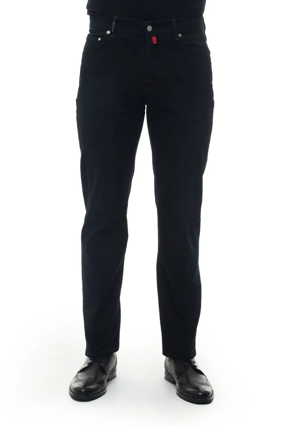 Jeans 5 tasche Denim nero Kiton Uomo