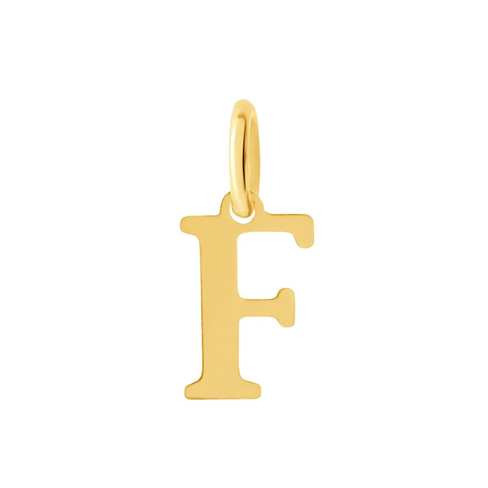 Pendente Lettera F Poème Oro Giallo 375/1000 1411861