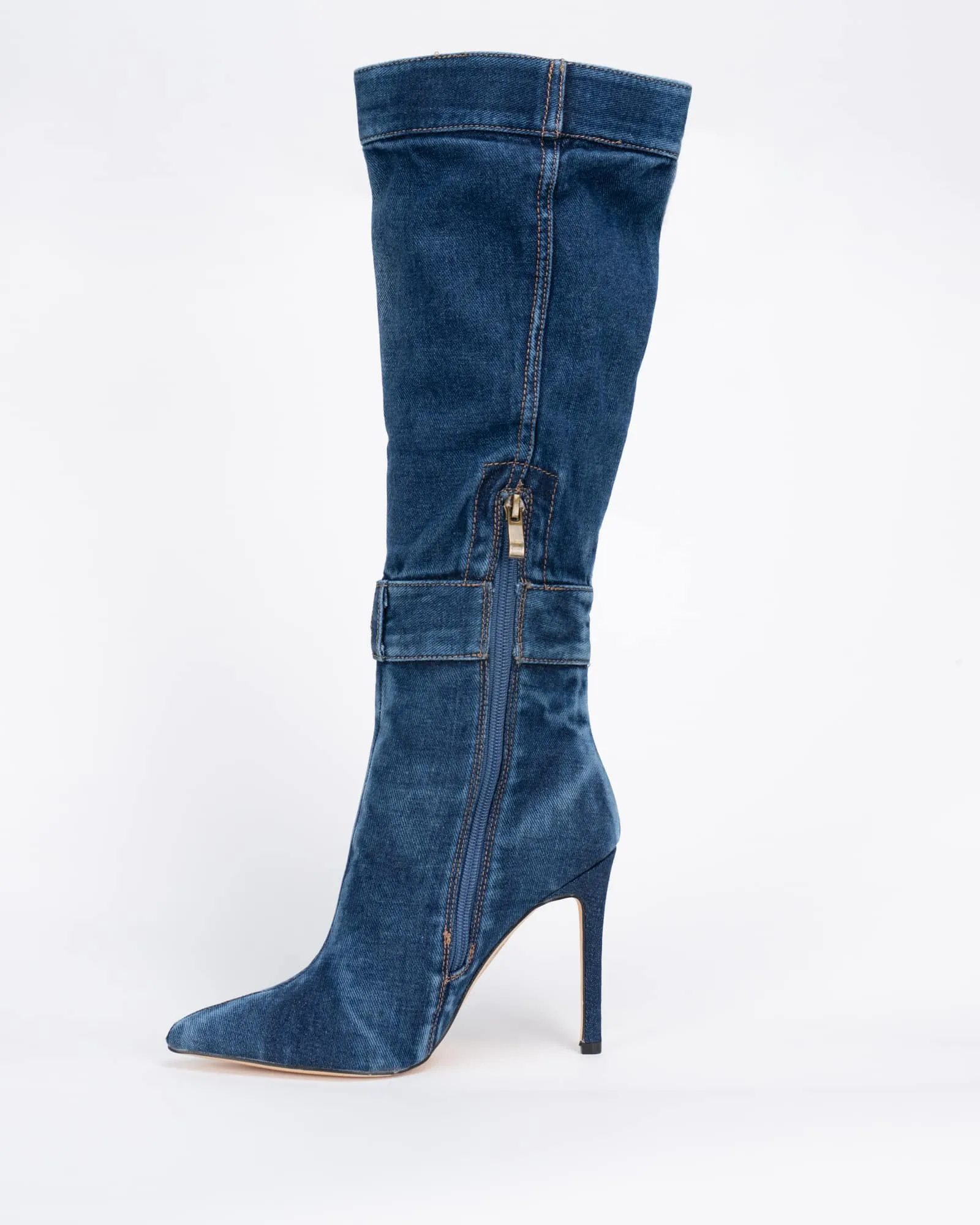 Stivali Jeans- DENIM SCURO