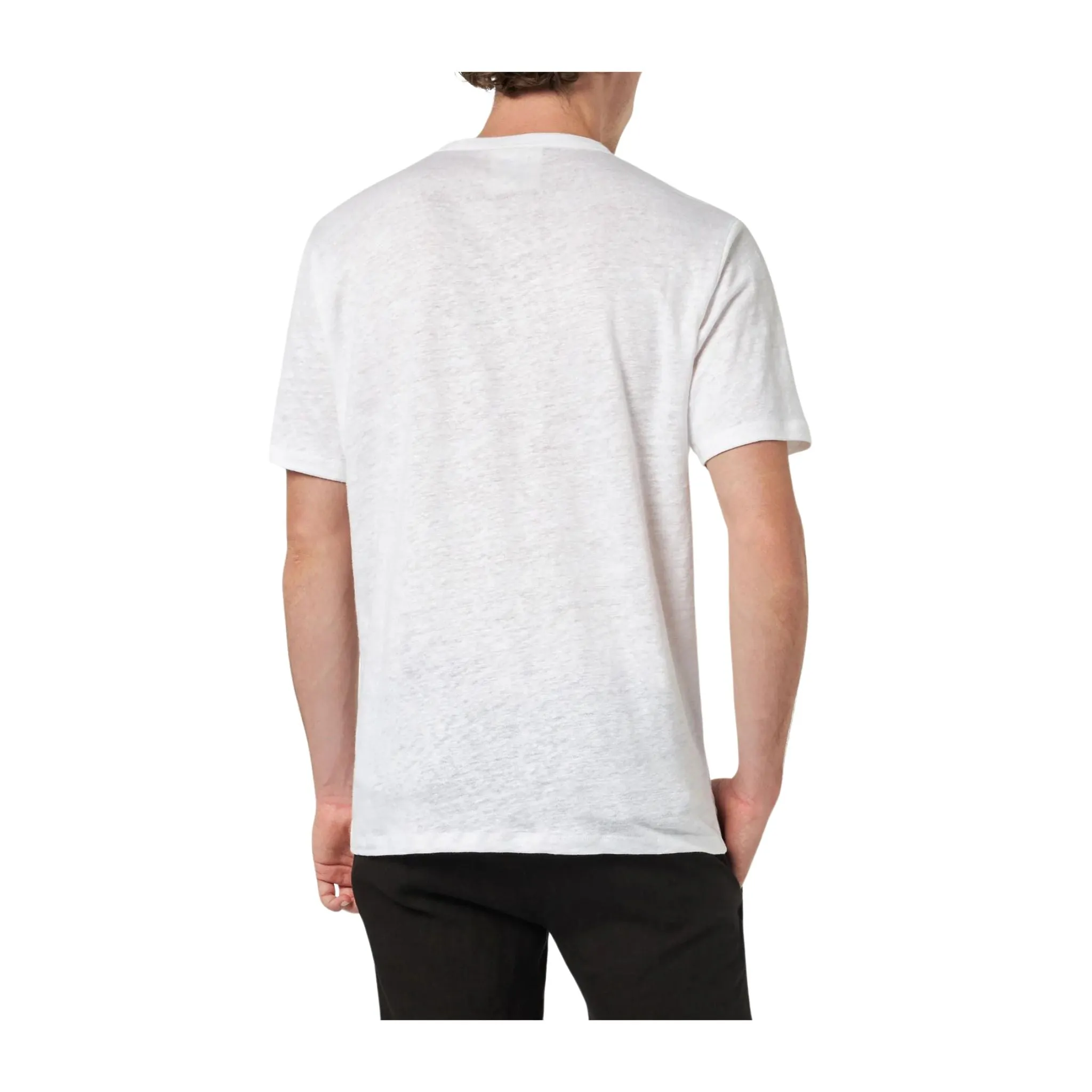 T-shirt Uomo Bianca con taschino