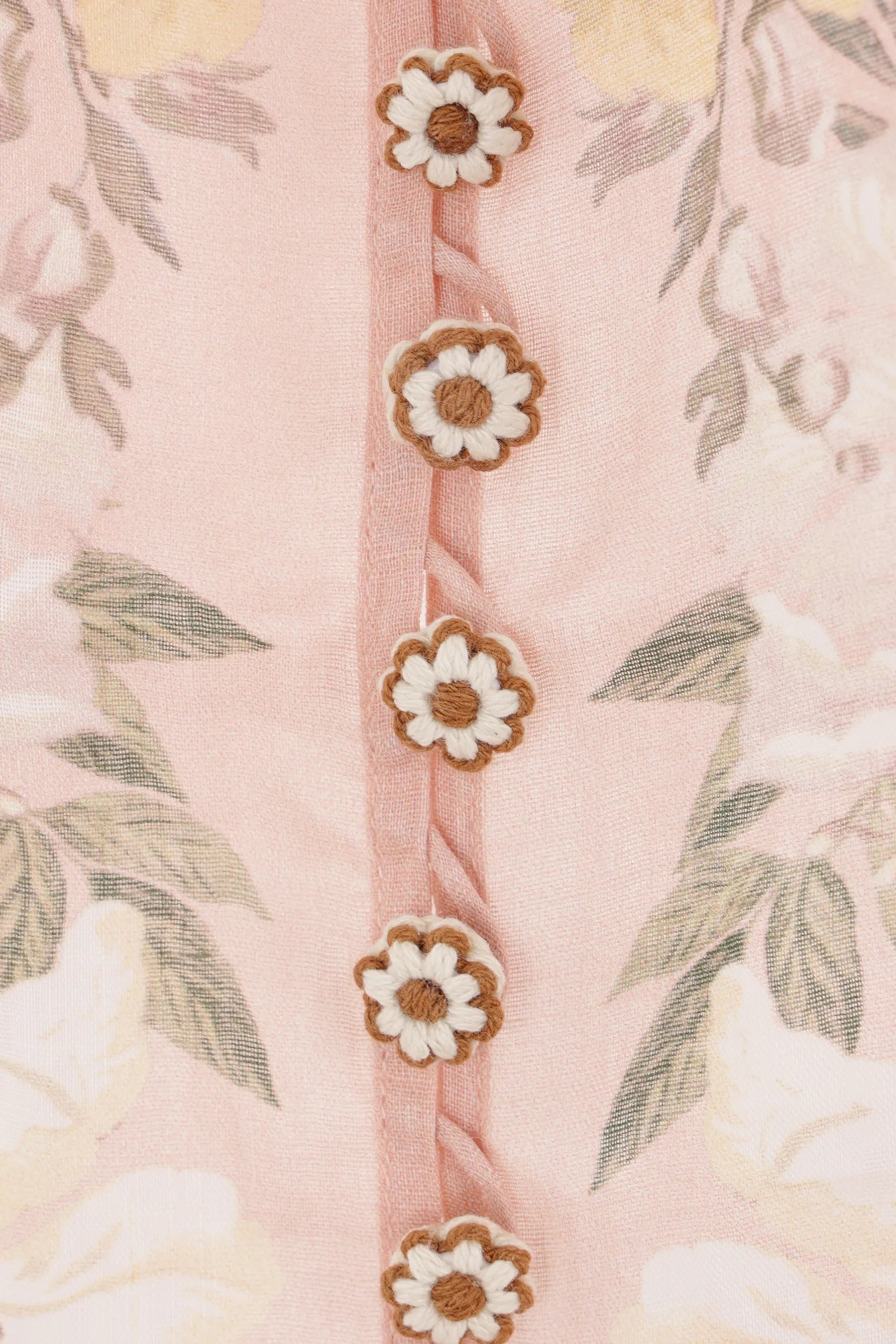  ZIMMERMANN camicia a maniche corte Waverly in ramie 